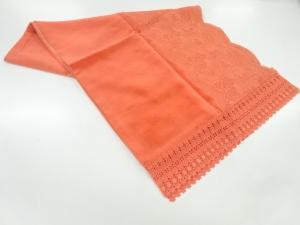 ビロードレース花模様ショール